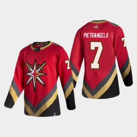 Vegas Golden Knights Alex Pietrangelo 7 2020-2021 Reverse Retro Trikot Authentic - Herren